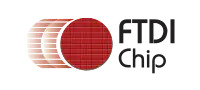 FTDI Chip company logo, makers of USB interface chip used in STATION-X.
