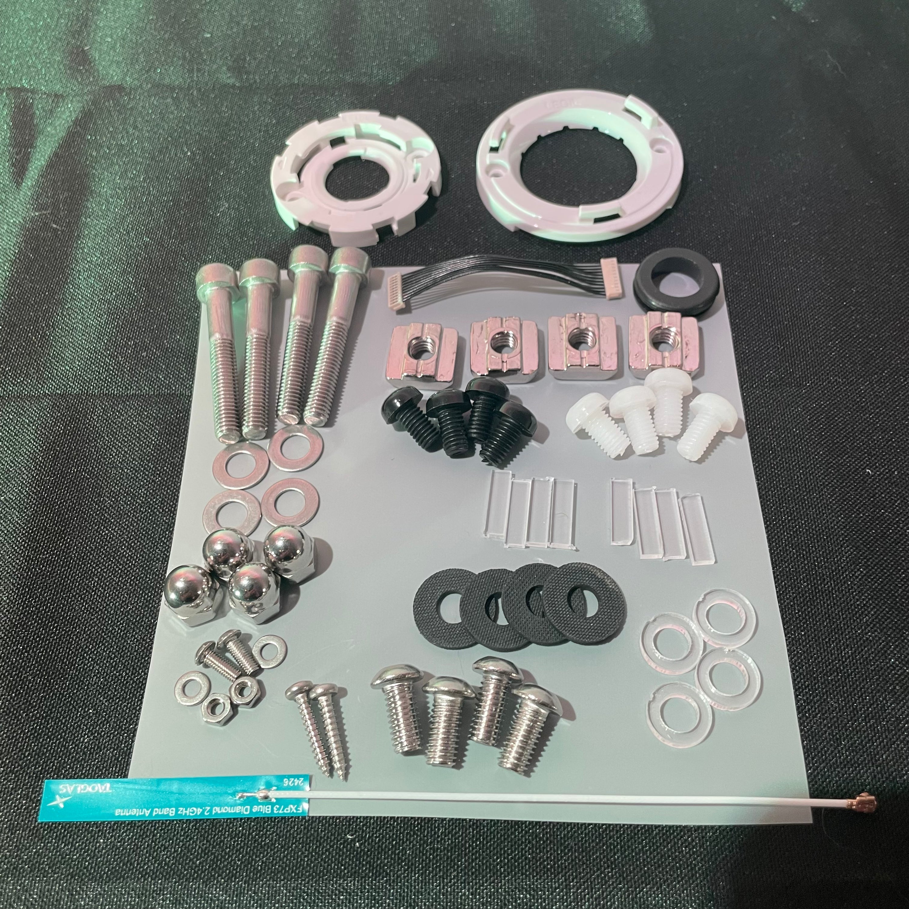 CUSTOM PARTS - Z-RAY - SMALL PARTS - COMPLETE SET STAINLESS STEEL
