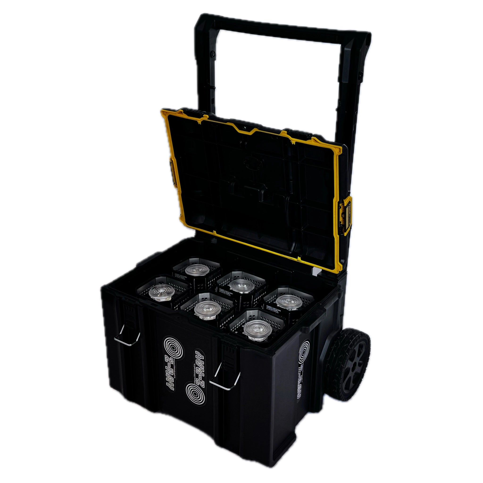 WIRELESS DMX EXTENSION KIT - MOBILE TOUGH BOX - 24 Z-RAY - FRESNEL & ZORYA LENSES