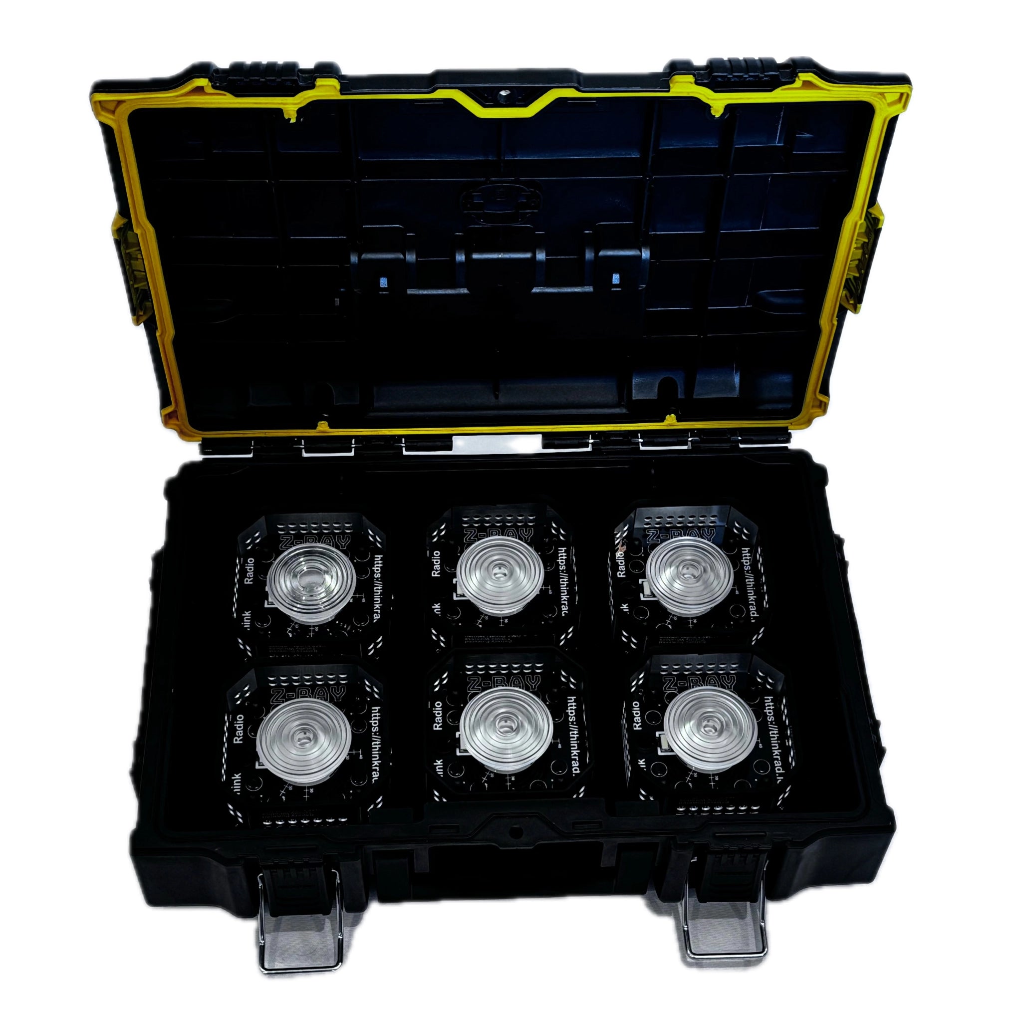 WIRELESS DMX EXTENSION KIT - TOUGH CASE - 6 Z-RAY - FRESNEL & ZORYA LENSES