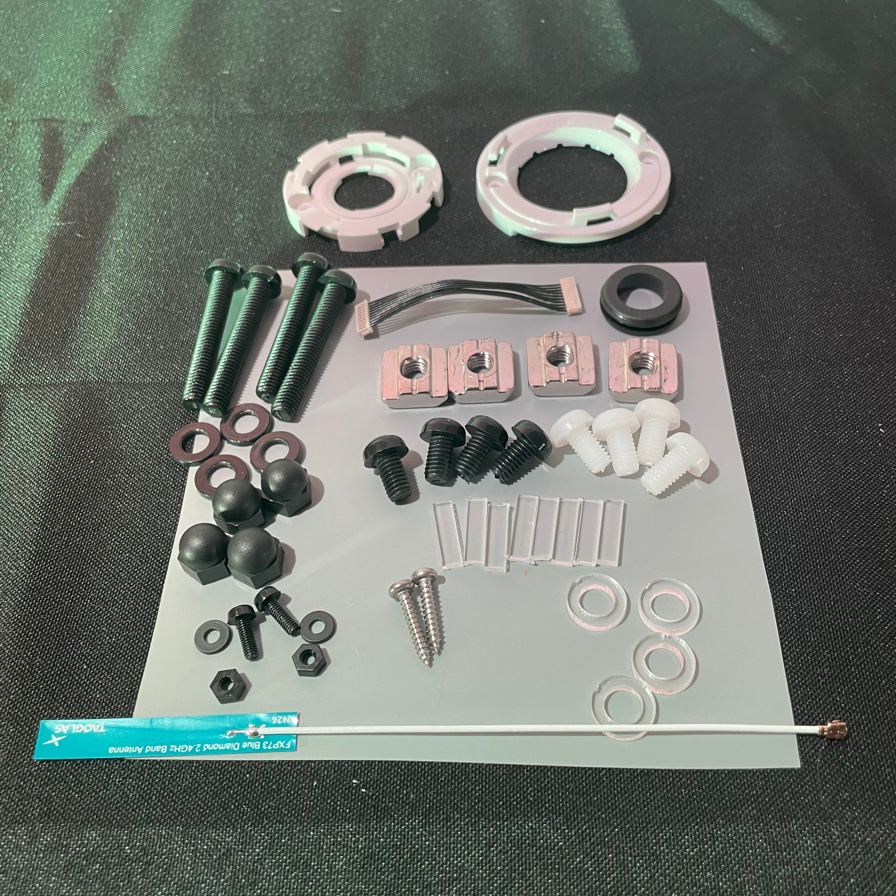 SPARE PARTS - Z-RAY - SMALL PARTS - COMPLETE SET NYLON